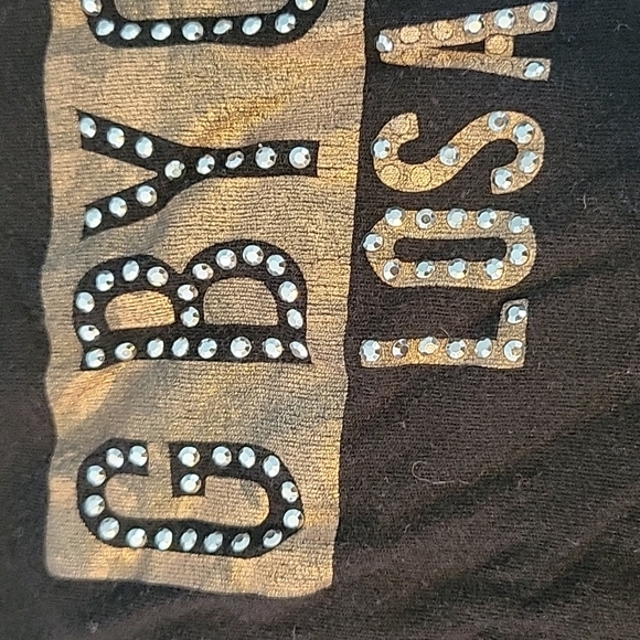 G By Guess Bling T-shirt Junior's Size Small - Picture 4 of 7